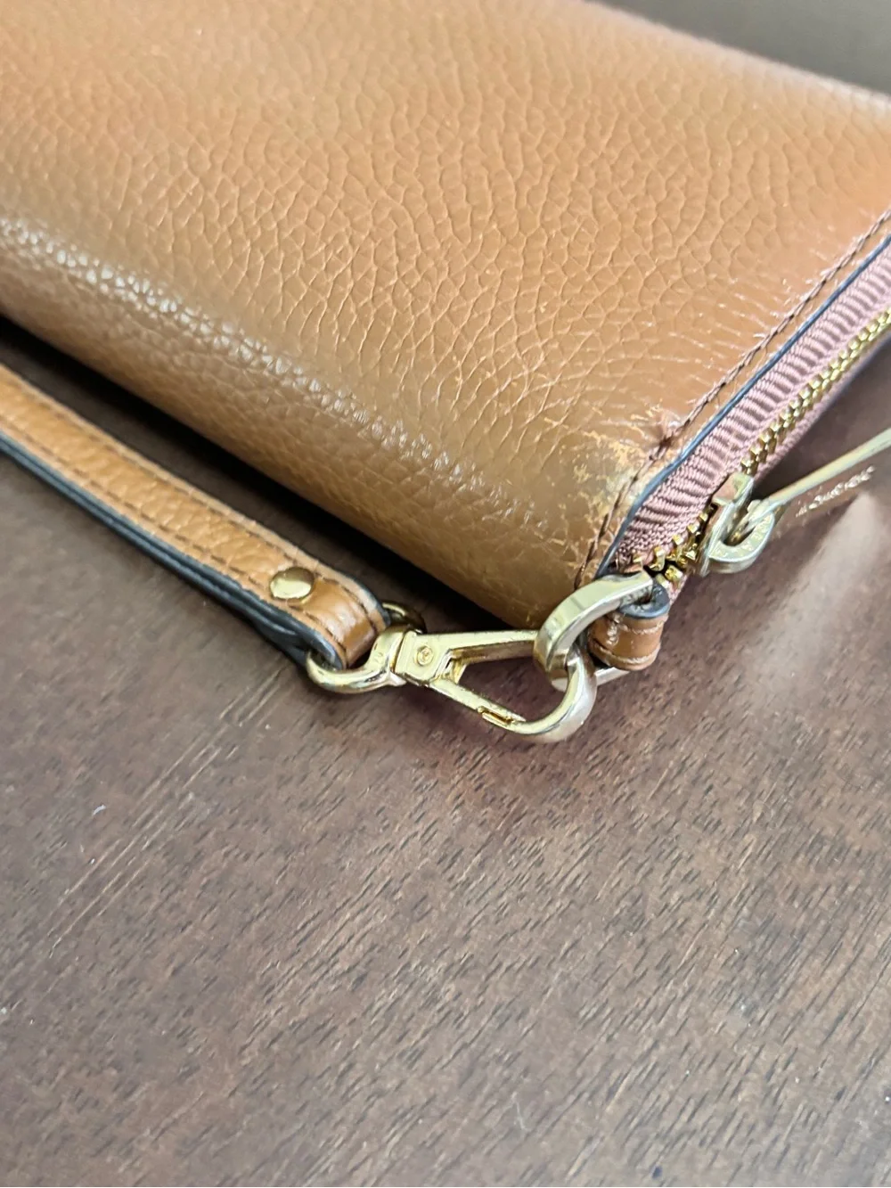 Michael Kors Jet Set Travel Large Continental Wallet Brown Luggage